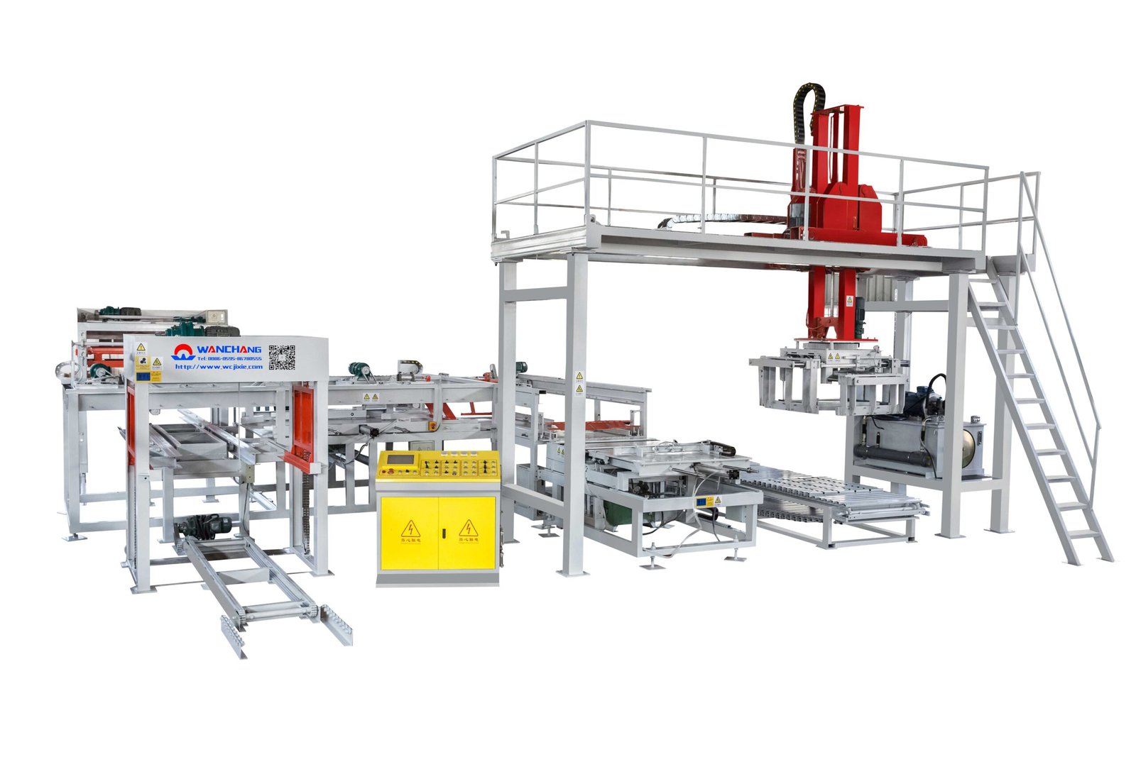 Automatic high-level stacker with hole-leaving system MZ-1200